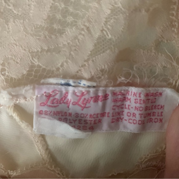 Vintage Lace Romper Slip Lady Lynne - Picture 6 of 6